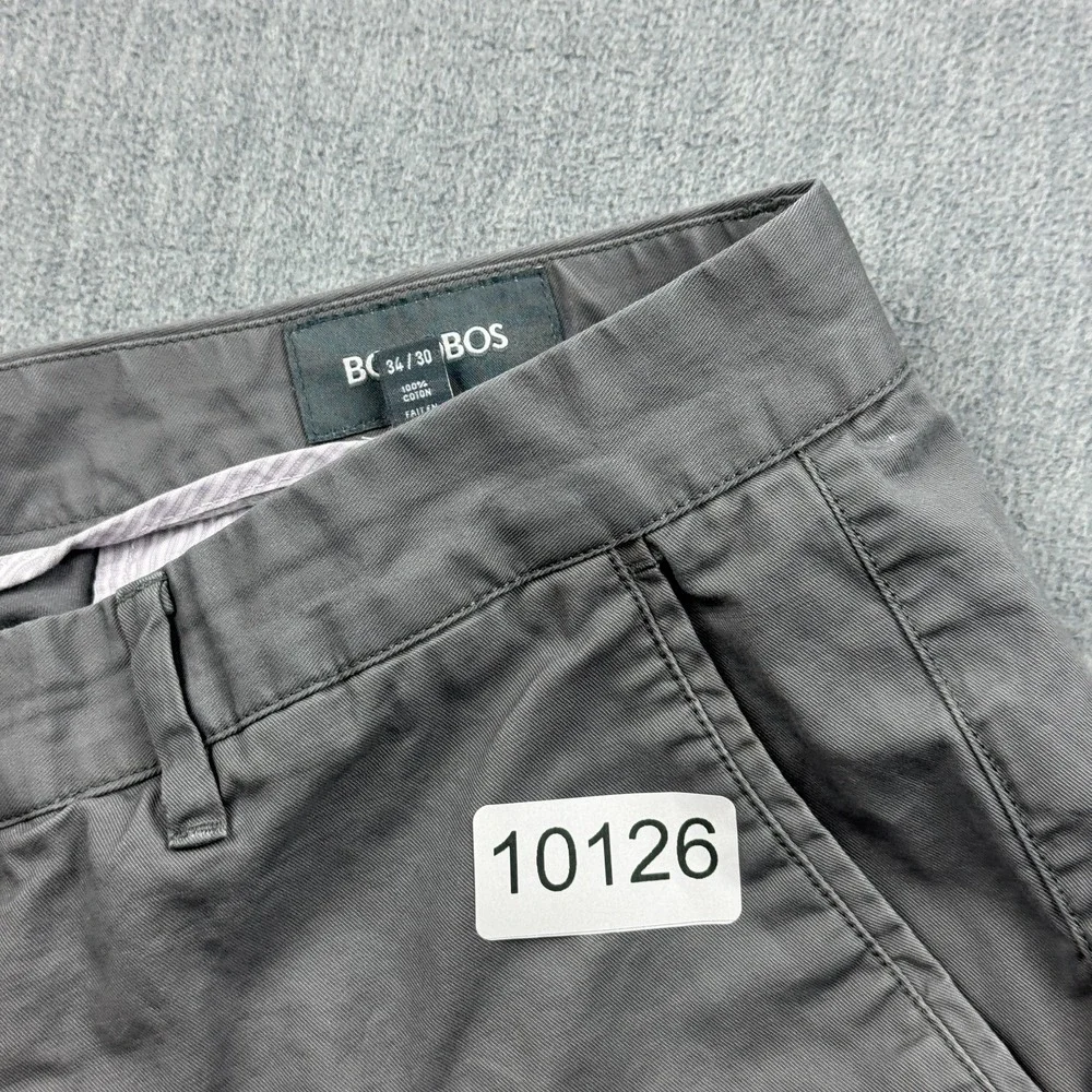 Bonobos Pants Mens 34X30 Fit‎ 34X29 Gray Gargoyle Slim Tailored Chino 15059